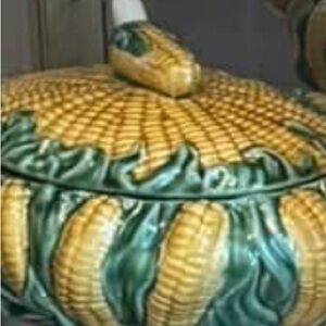 Portugeuse Ceramic Corn Design Serveware by Bordello